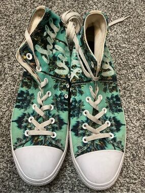 RAAD Shop Palm Tree High Top Sneakers Men’s Size 11 California Skate Surf Shoes